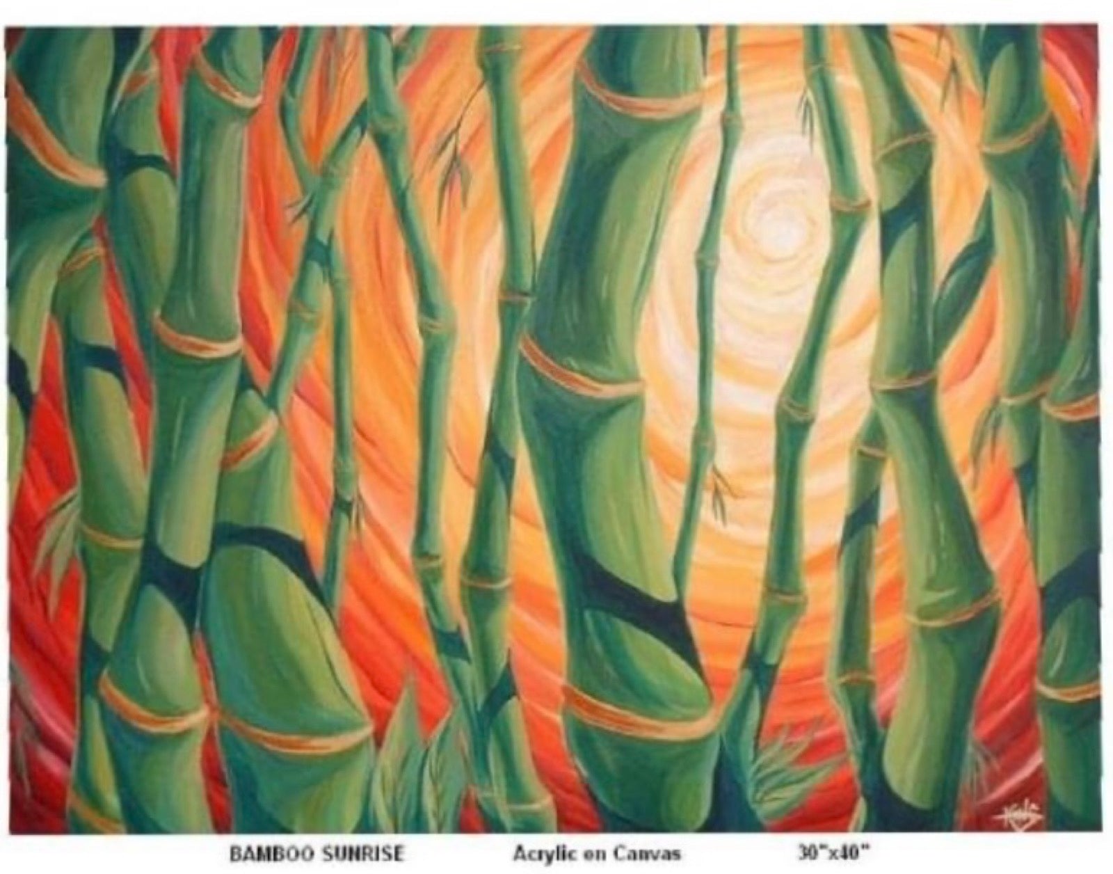 Bamboo Sunrise